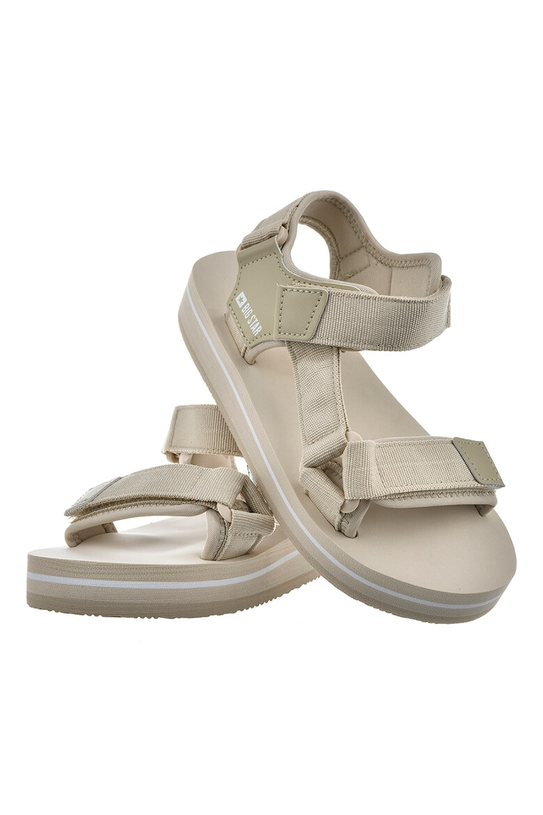 Big Star Sandale wedge cu velcro - Pled.ro