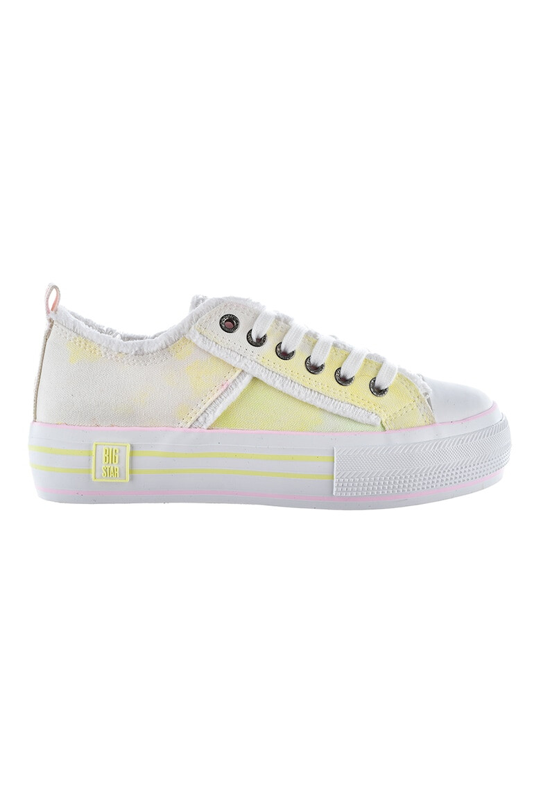 Big Star Tenisi flatform de panza cu model tie-dye - Pled.ro