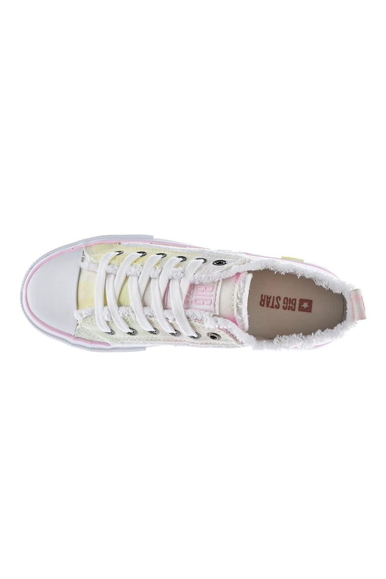 Big Star Tenisi flatform de panza cu model tie-dye - Pled.ro