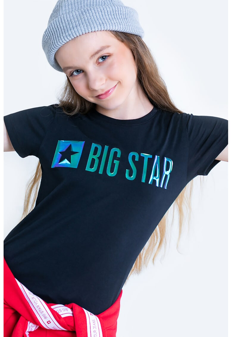 Big Star Tricou cu logo lucios - Pled.ro