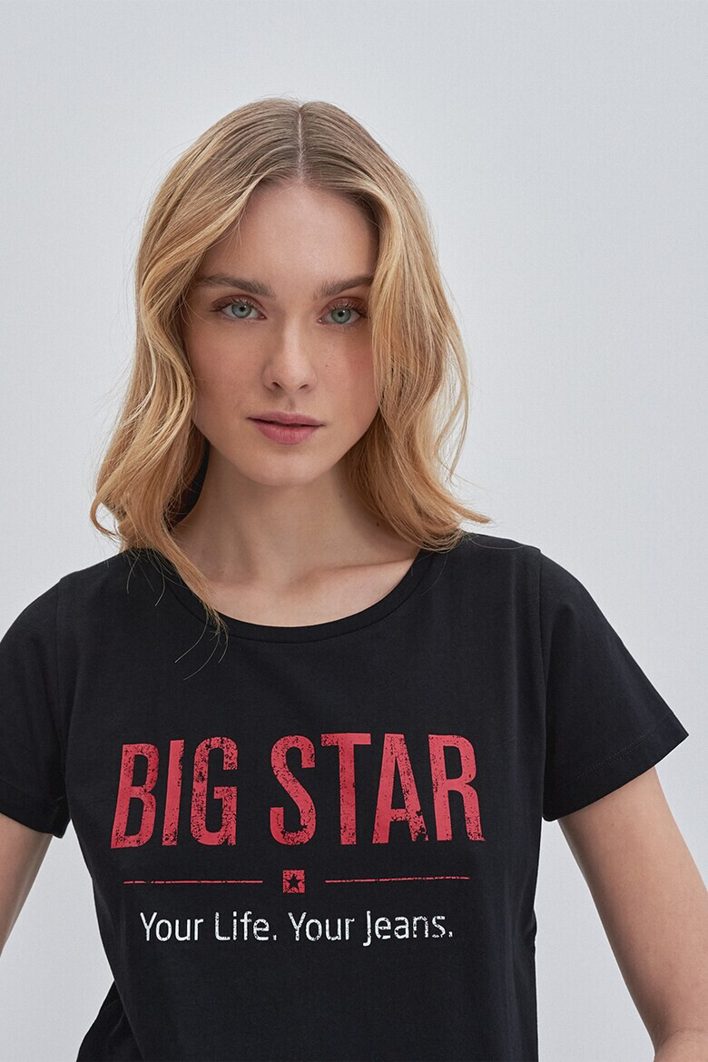 Big Star Tricou de bumbac cu logo - Pled.ro