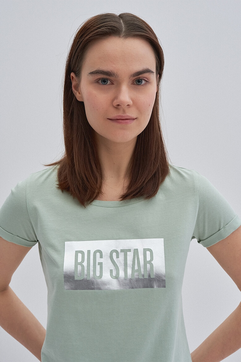 Big Star Tricou de bumbac cu logo - Pled.ro