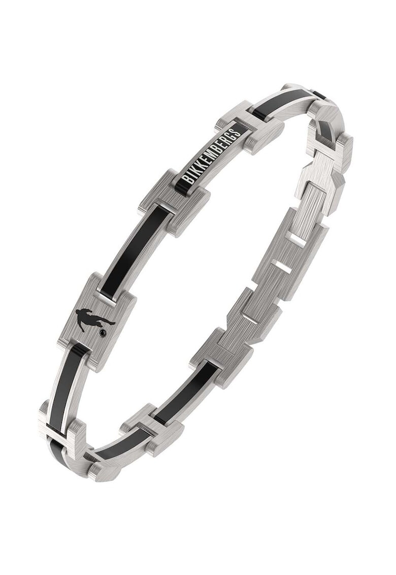 Bikkembergs Bratara metalica cu diamant - Pled.ro