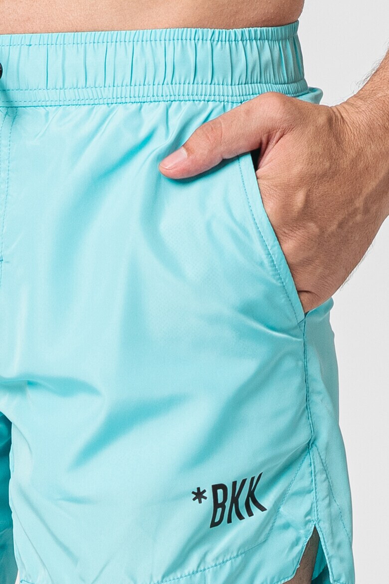 Bikkembergs Pantaloni scurti de baie cu logo si snur - Pled.ro