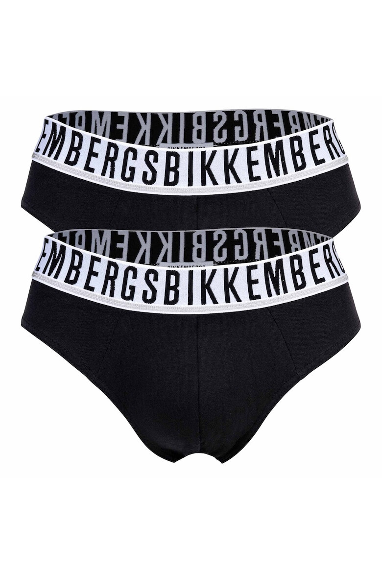 Bikkembergs Set de chiloti cu banda logo in talie - 2 perechi - Pled.ro