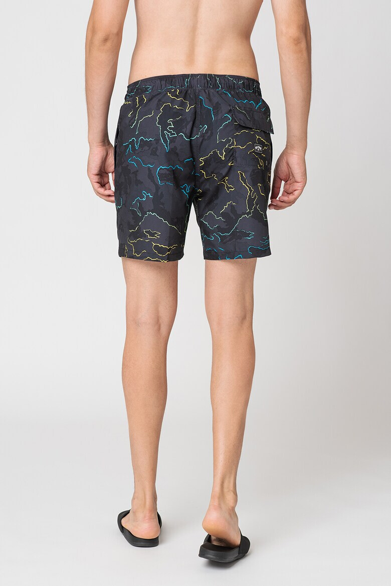 Billabong Pantaloni scurti de baie cu model Resistance - Pled.ro