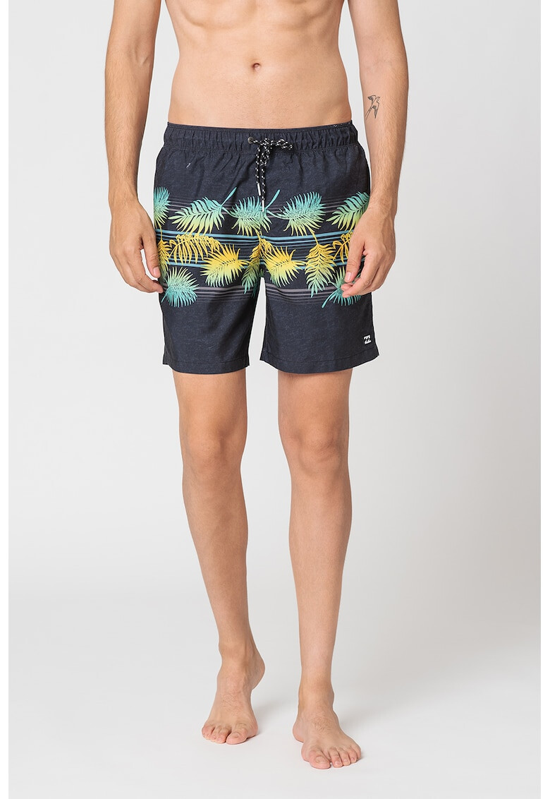 Billabong Pantaloni scurti de baie cu model tropical Aloha - Pled.ro