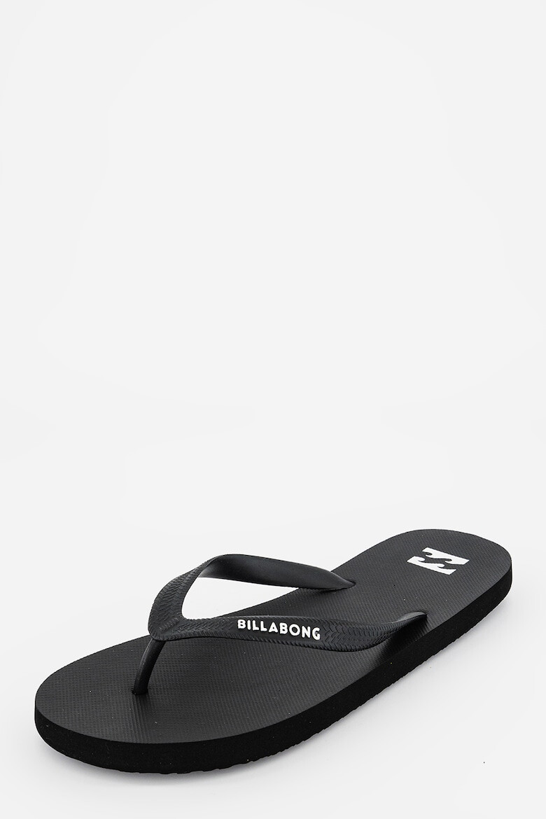 Billabong Papuci flip-flop texturati cu logo in relief Tides Solid - Pled.ro