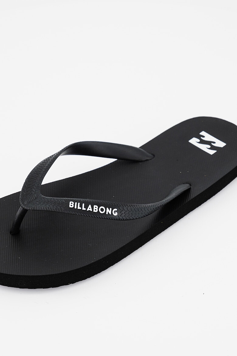 Billabong Papuci flip-flop texturati cu logo in relief Tides Solid - Pled.ro