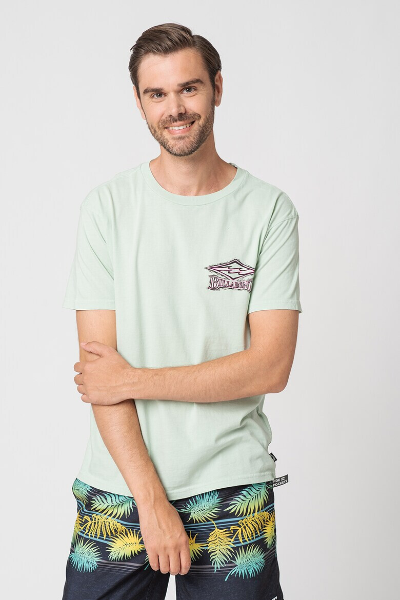 Billabong Tricou de bumbac cu imprimeu Born Is 73 - Pled.ro