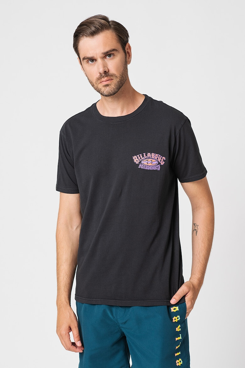 Billabong Tricou de bumbac cu imprimeu Born Is 73 - Pled.ro