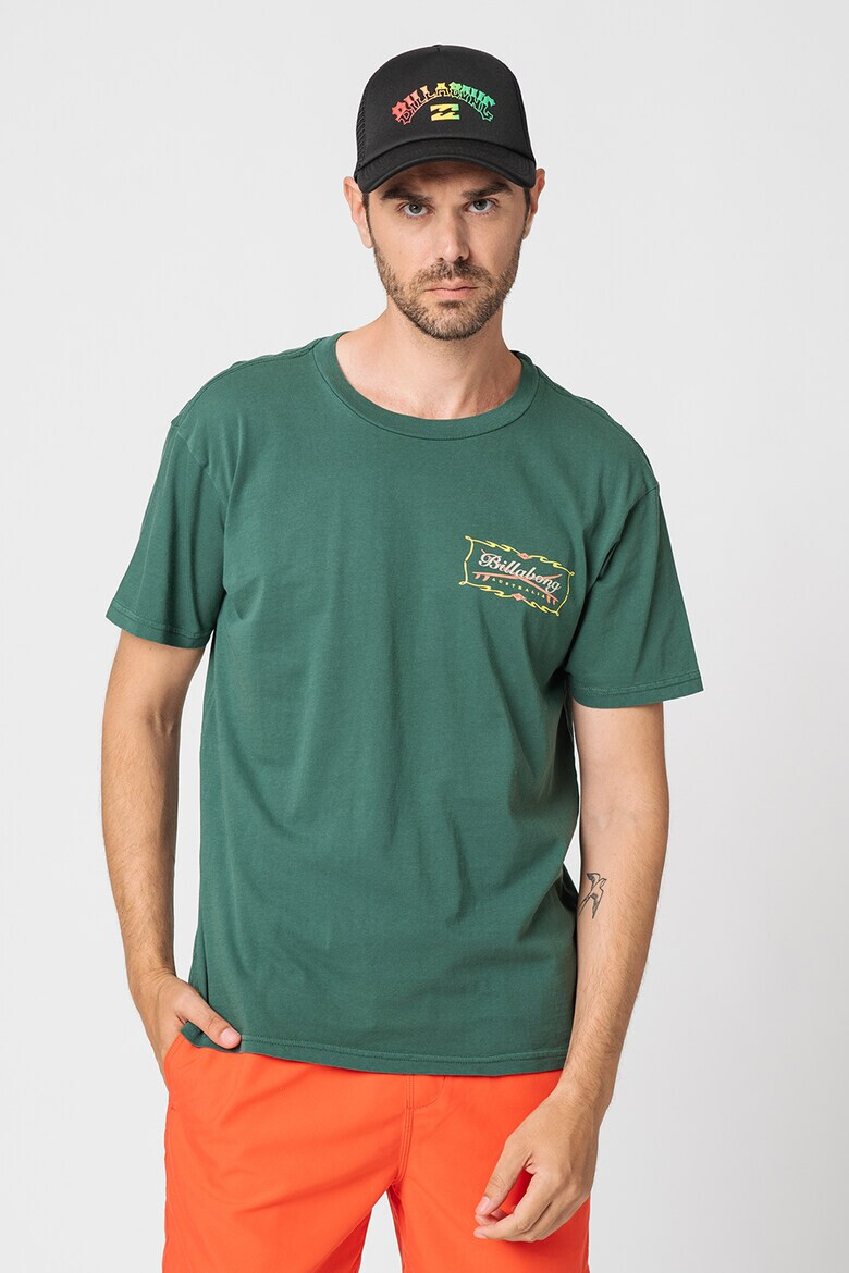 Billabong Tricou de bumbac cu imprimeu Born Is 73 - Pled.ro