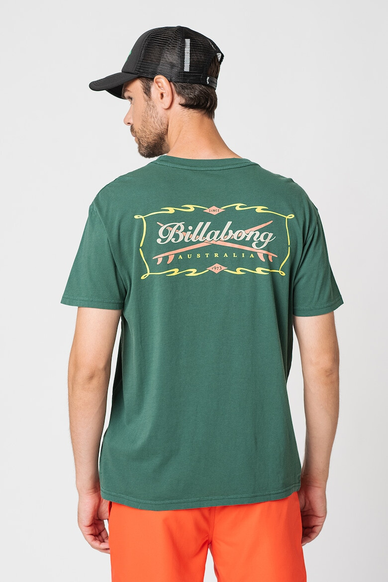 Billabong Tricou de bumbac cu imprimeu Born Is 73 - Pled.ro