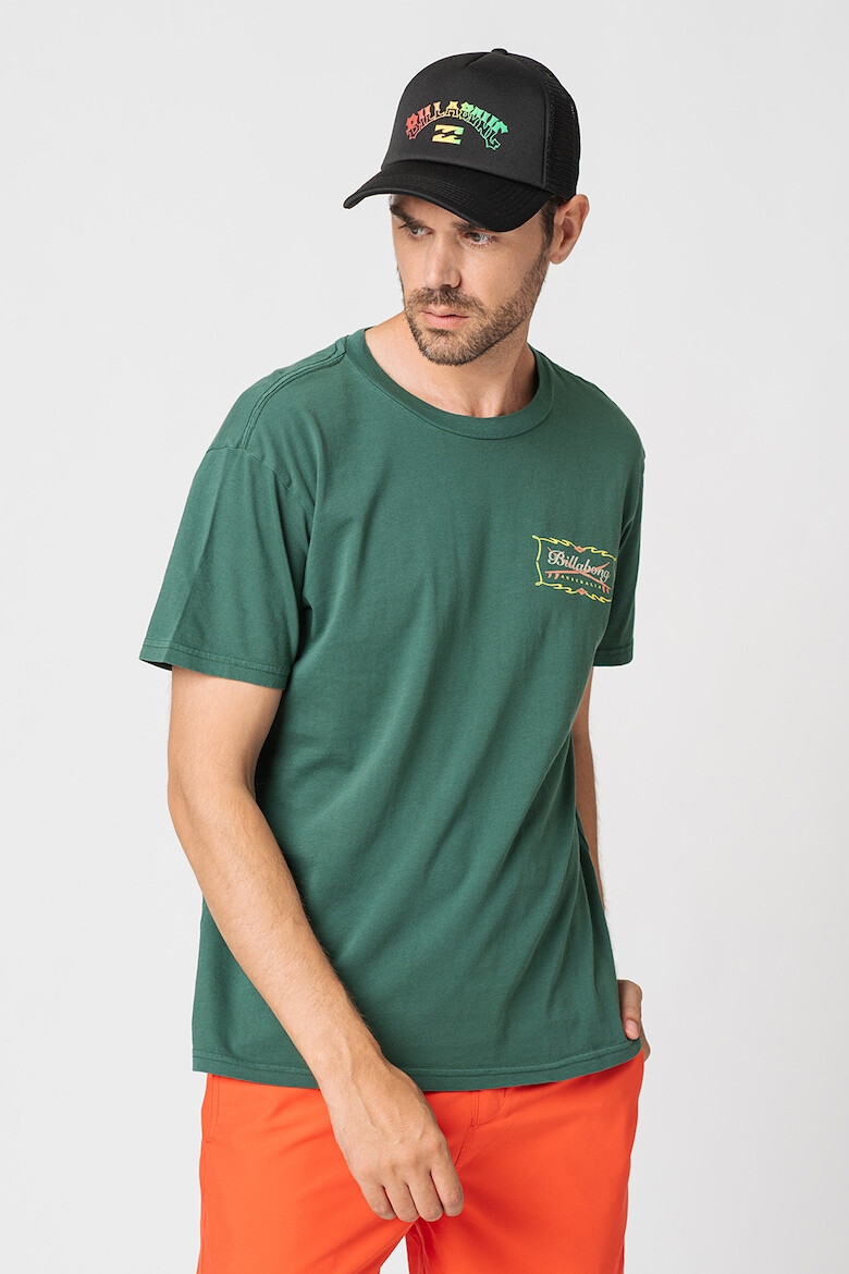 Billabong Tricou de bumbac cu imprimeu Born Is 73 - Pled.ro