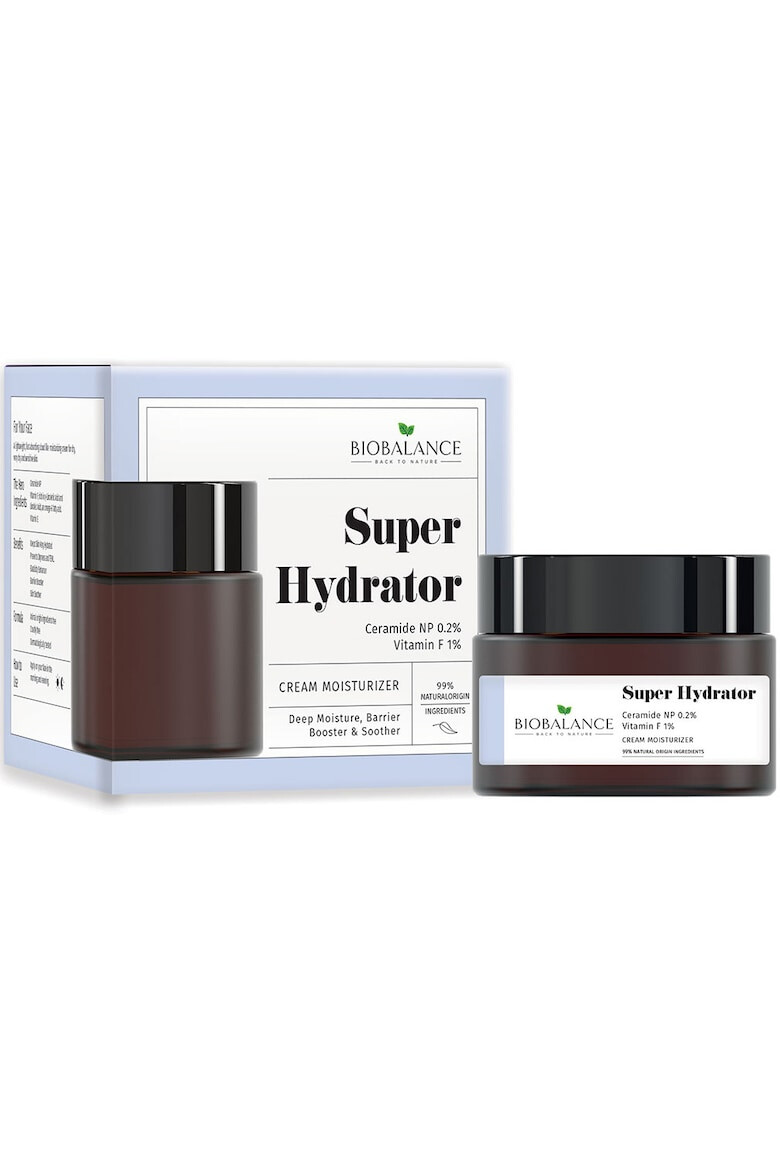 Bio Balance Super Hydrator Crema reparatoare intensiv hidratanta cu Ceramide 0.2% + Vitamina F 1% 50 ml - Pled.ro