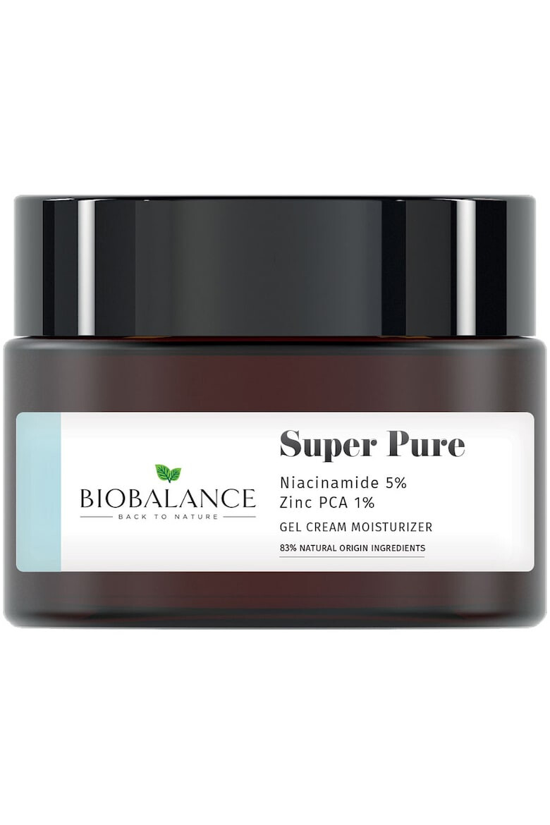 Bio Balance Super Pure Crema-gel purifianta cu Niacinamide 5% + Zinc PCA 1% pentru ten gras acneic sau mixt 50 ml - Pled.ro