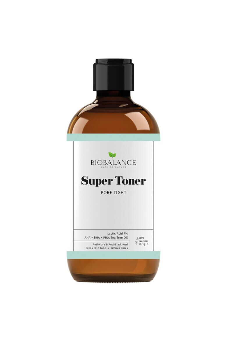 Bio Balance Super Toner Pore Tight Antiacneic si Uniformizant pentru Minimizarea Porilor Ten Mixt-Gras 250 ml - Pled.ro