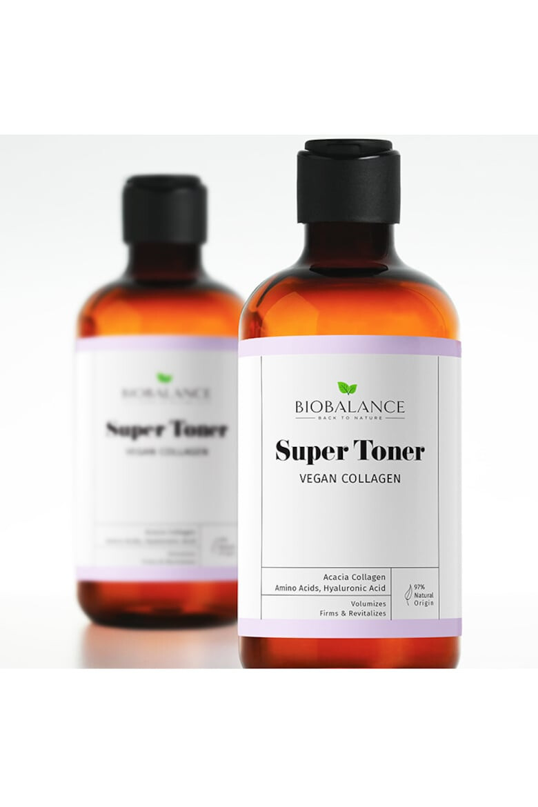 Bio Balance Super Toner Vegan Collagen cu Efect de Fermitate Volumizare si Revitalizare pentru Toate Tipurile de Ten 250 ml - Pled.ro