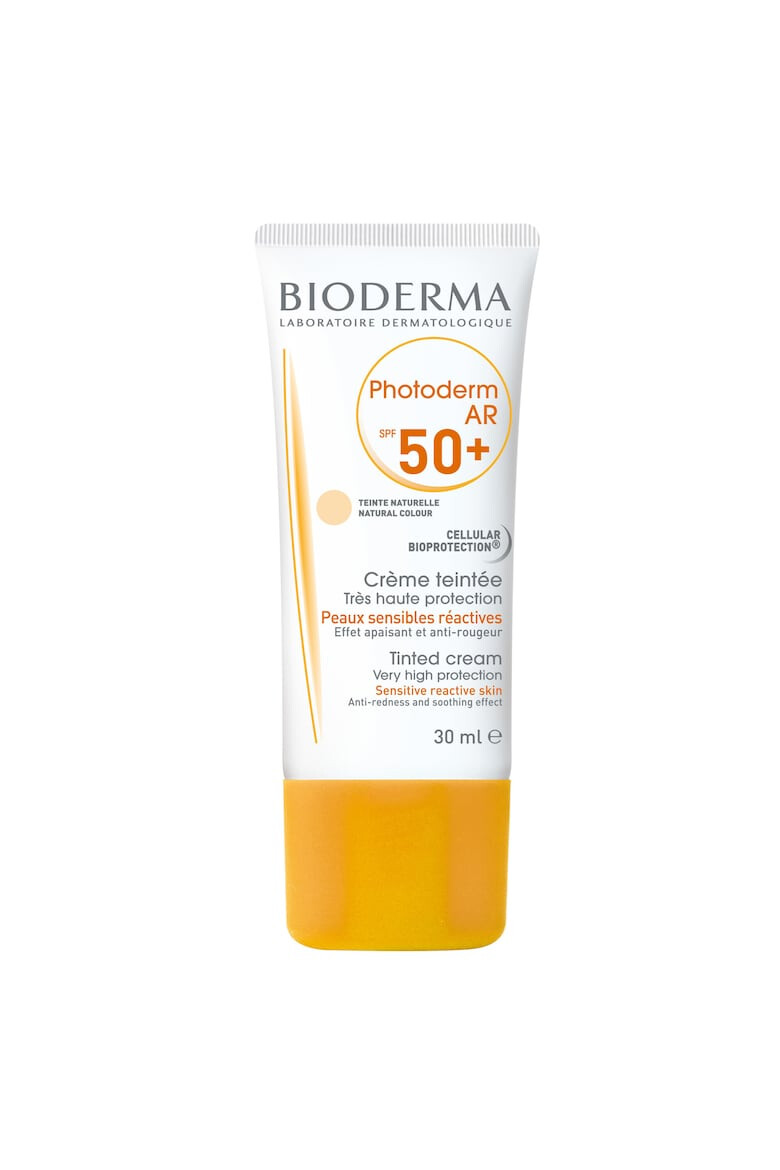 Bioderma Crema de fata cu protectie solara Photoderm AR SPF 50+ pentru ten sensibil rosiatic 30 ml - Pled.ro