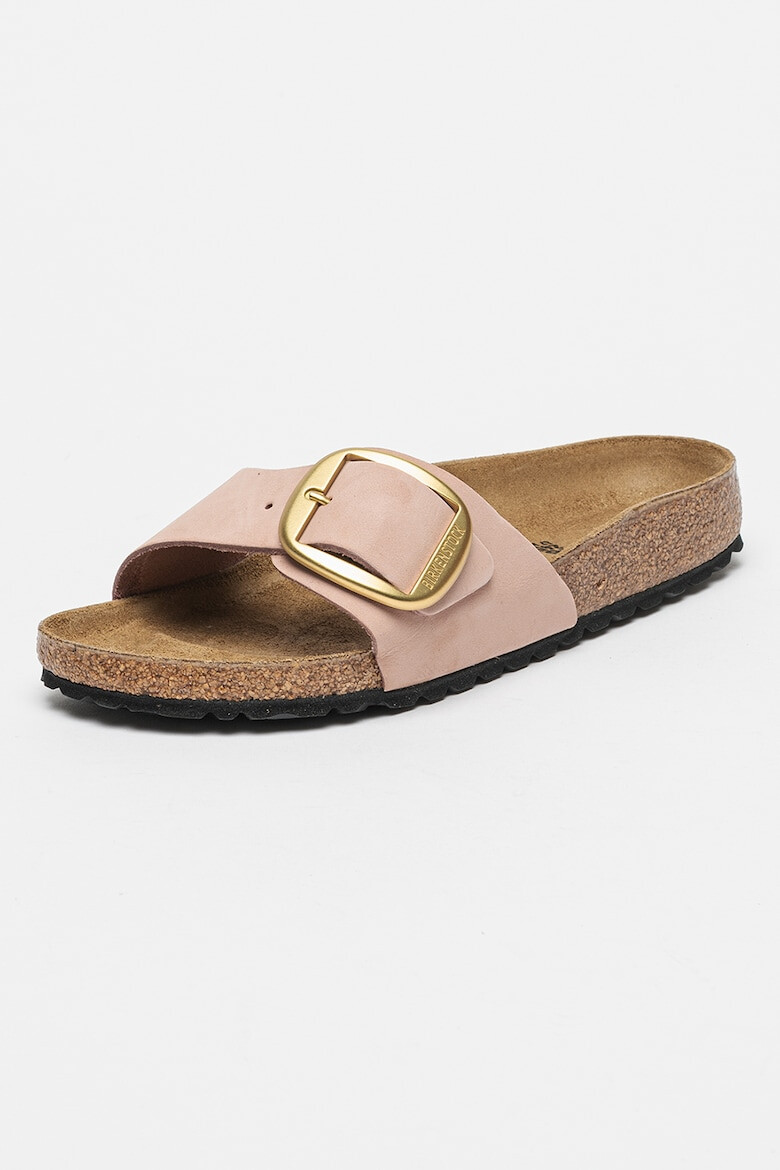 Birkenstock Papuci din piele nabuc Madrid - Pled.ro