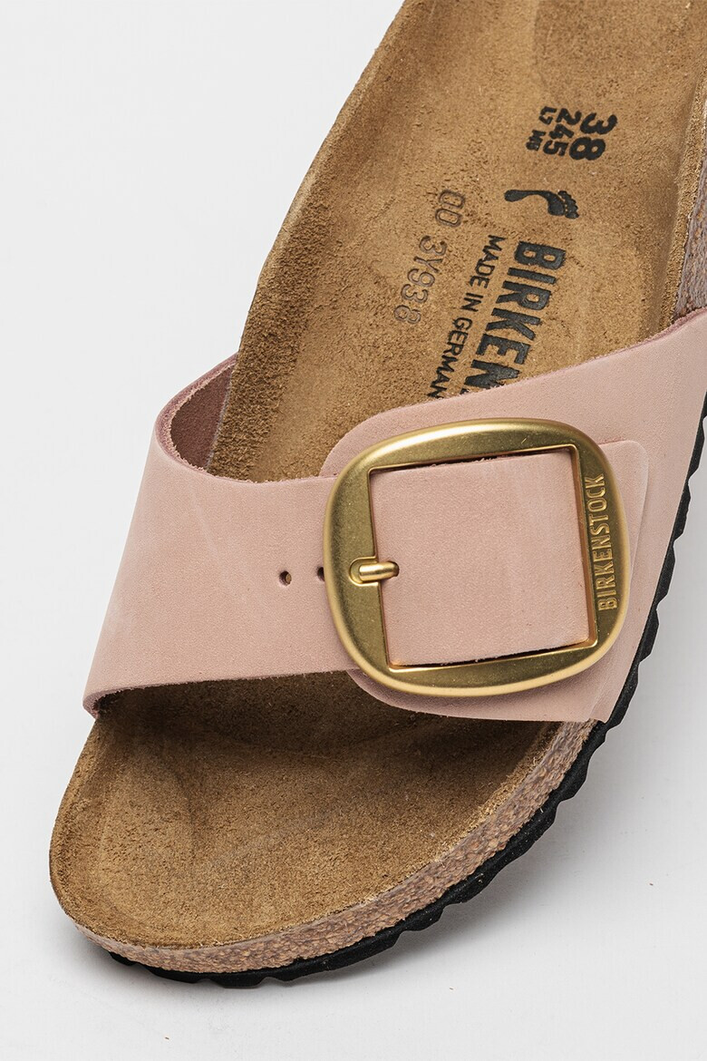 Birkenstock Papuci din piele nabuc Madrid - Pled.ro