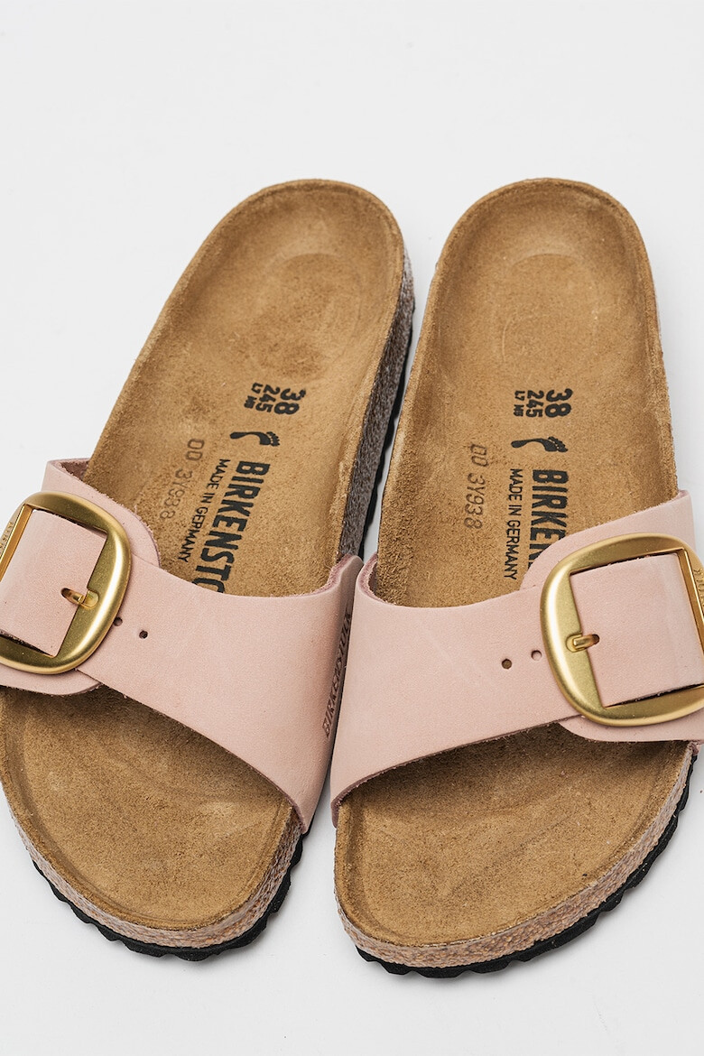 Birkenstock Papuci din piele nabuc Madrid - Pled.ro