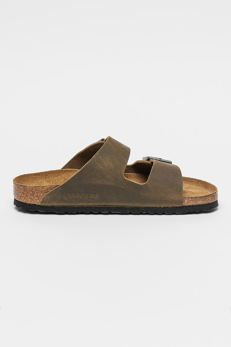 Birkenstock Papuci narrow fit unisex de piele Arizona - Pled.ro