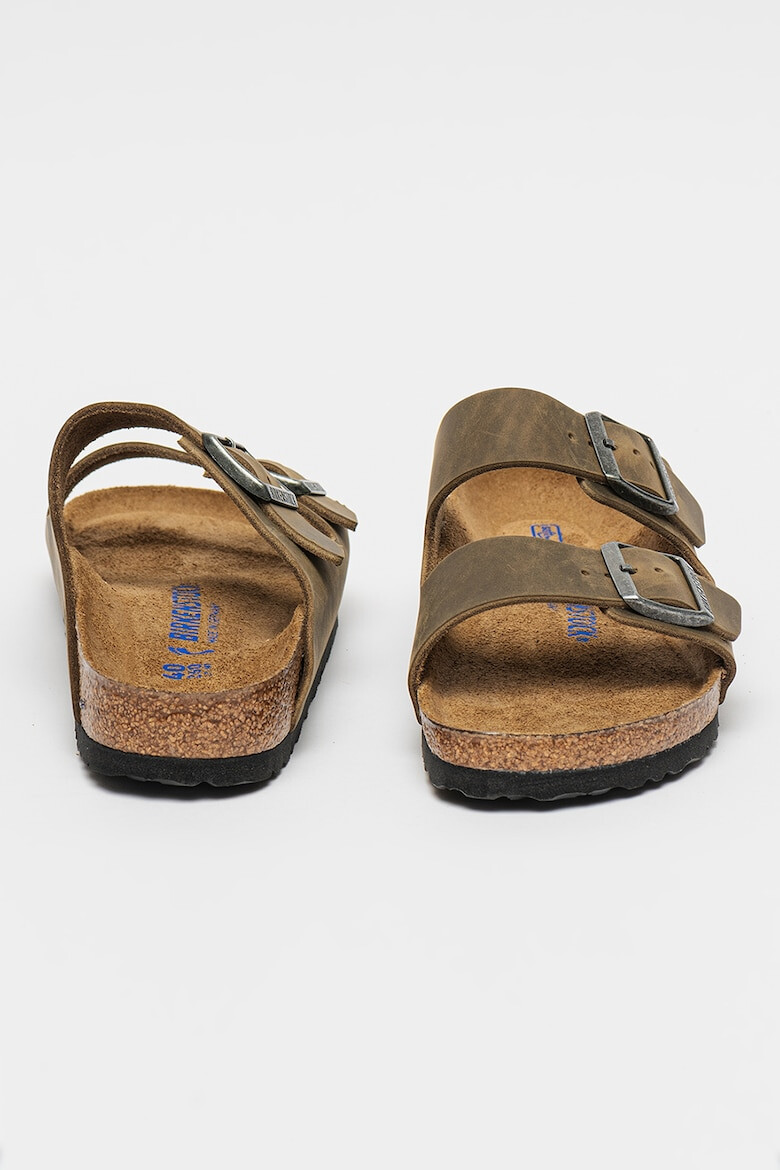 Birkenstock Papuci narrow fit unisex de piele Arizona - Pled.ro