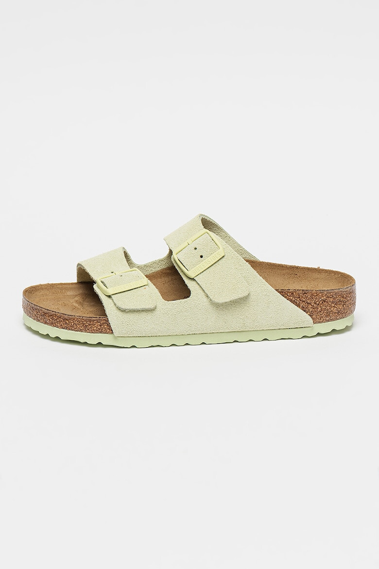 Birkenstock Papuci narrow fit unisex de piele intoarsa Arizona - Pled.ro