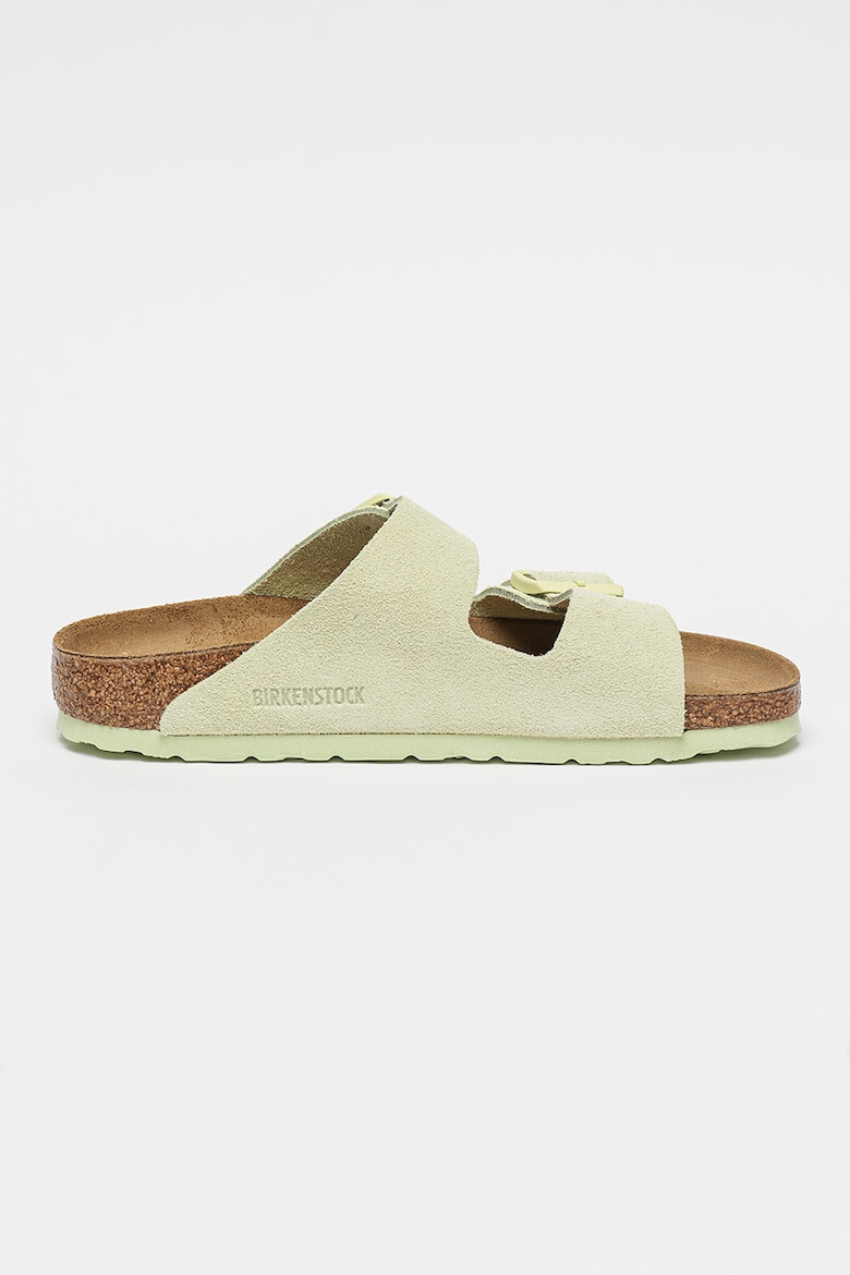 Birkenstock Papuci narrow fit unisex de piele intoarsa Arizona - Pled.ro