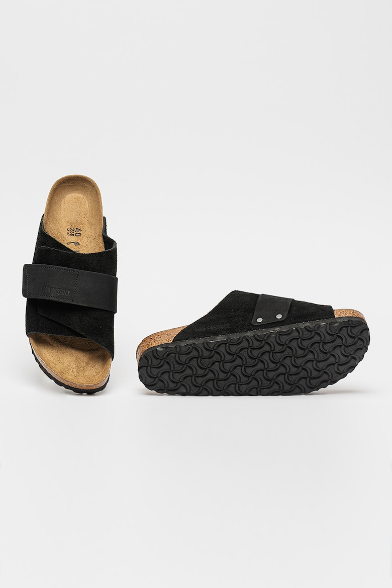 Birkenstock Papuci narrow fit unisex de piele intoarsa Kyoto - Pled.ro