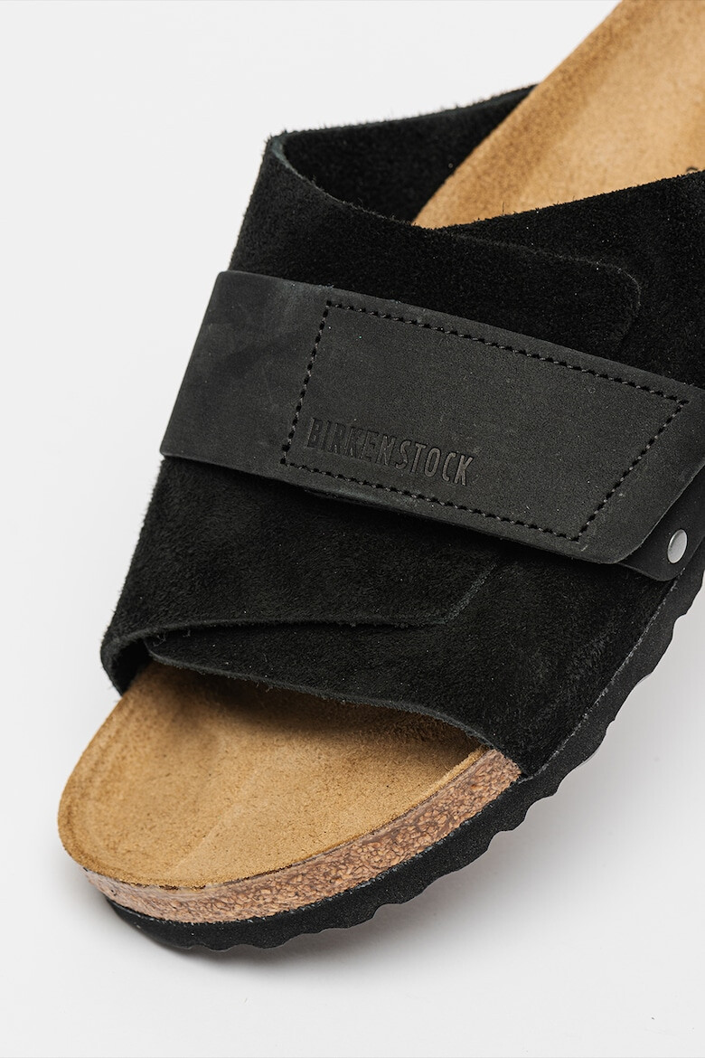 Birkenstock Papuci narrow fit unisex de piele intoarsa Kyoto - Pled.ro