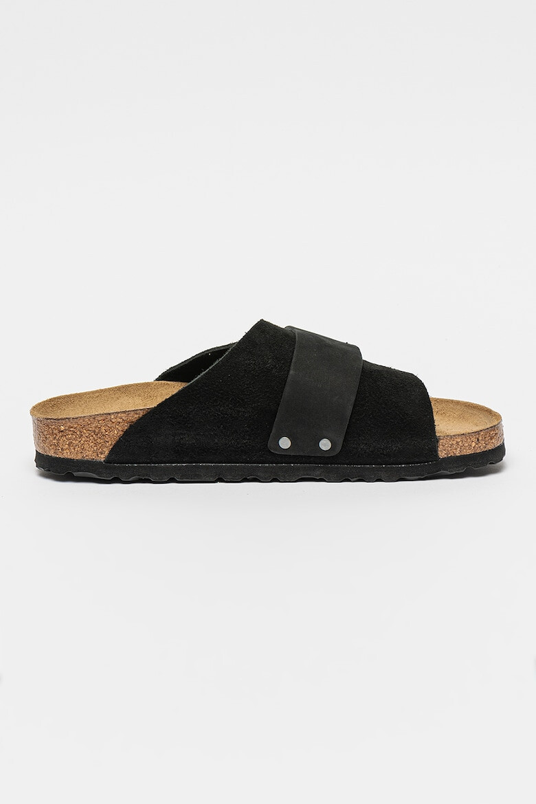 Birkenstock Papuci narrow fit unisex de piele intoarsa Kyoto - Pled.ro