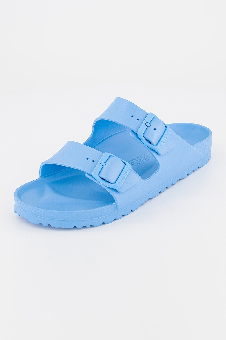 Birkenstock Papuci unisex de piele cu barete cu catarame - Pled.ro