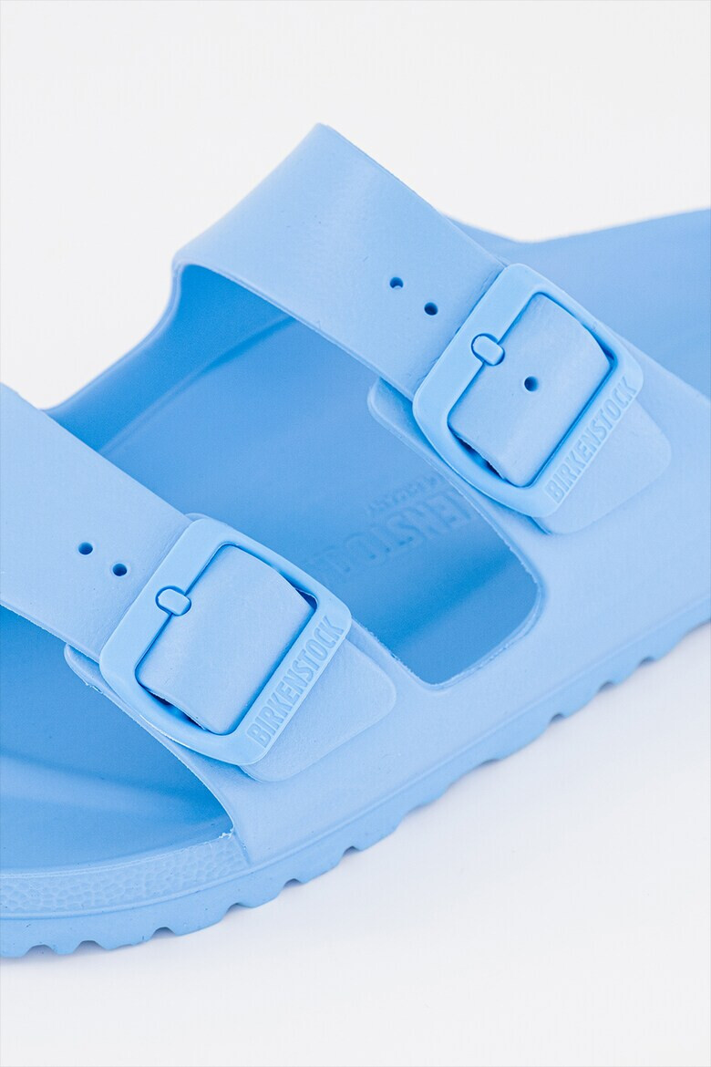 Birkenstock Papuci unisex de piele cu barete cu catarame - Pled.ro