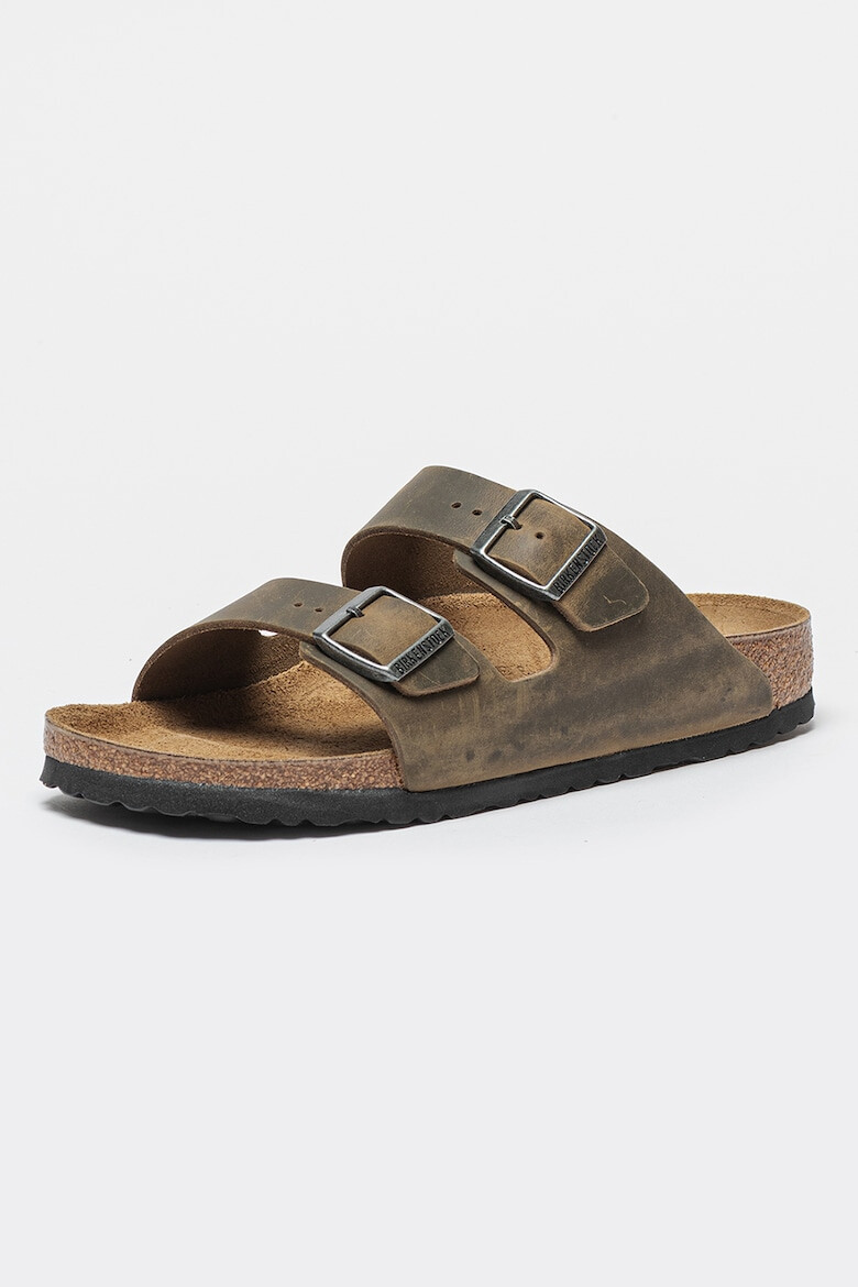 Birkenstock Papuci unisex din piele cu model cu catarama Arizona - Pled.ro