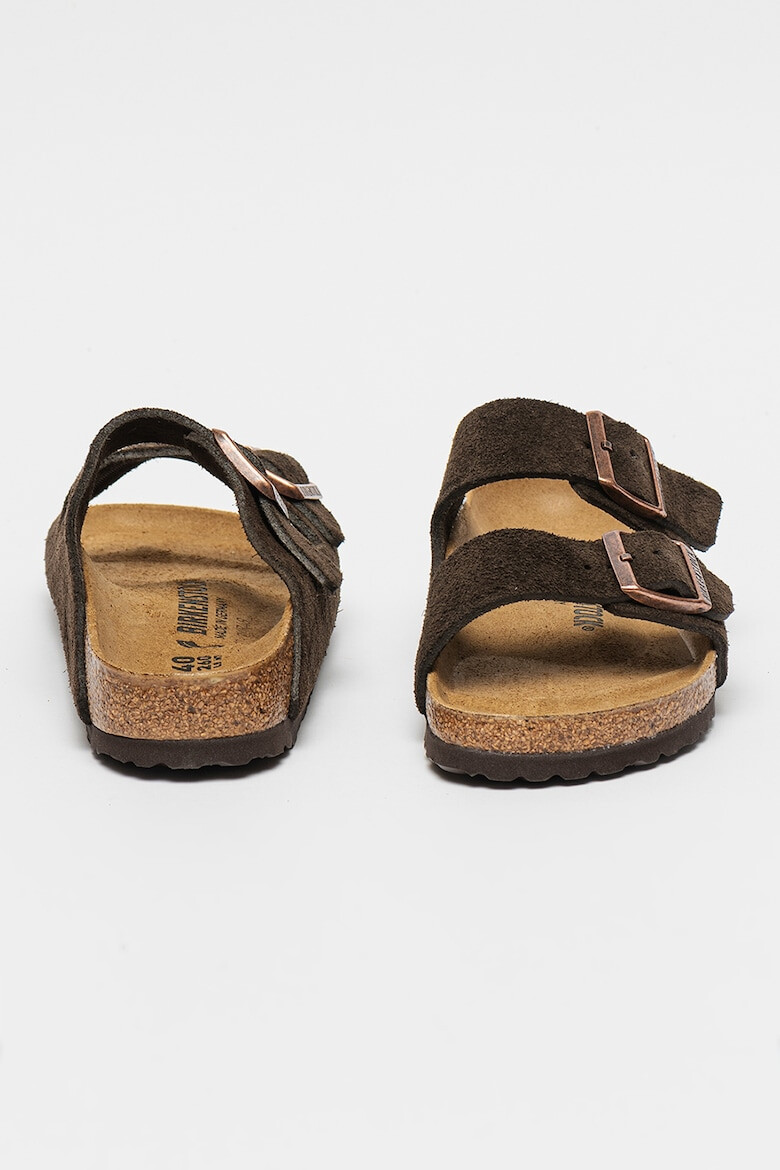 Birkenstock Papuci unisex narrow fit de piele intoarsa Arizona - Pled.ro