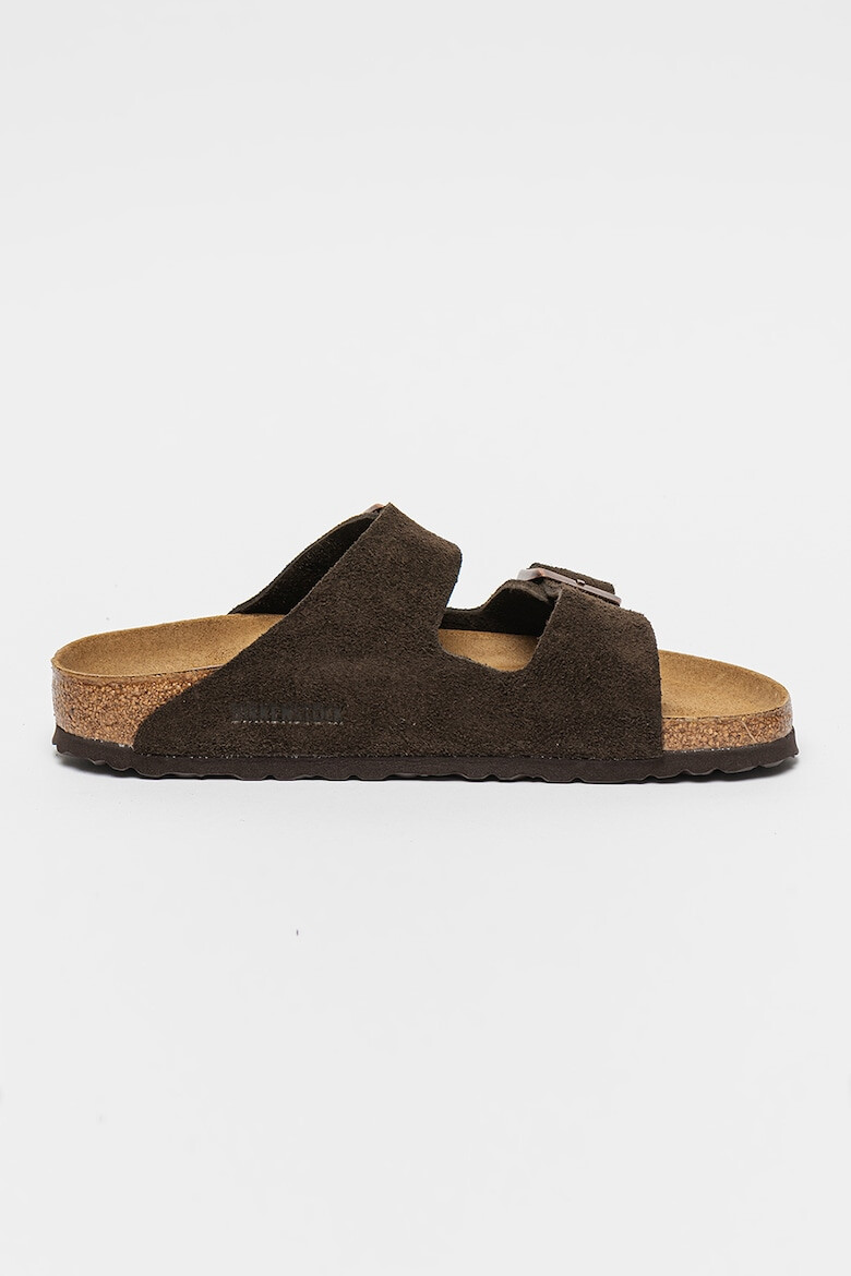 Birkenstock Papuci unisex narrow fit de piele intoarsa Arizona - Pled.ro