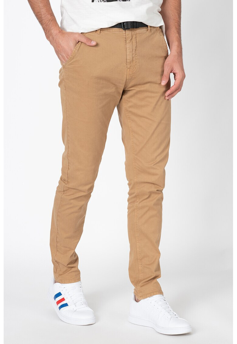 BLEND Pantaloni chino cu o curea - Pled.ro