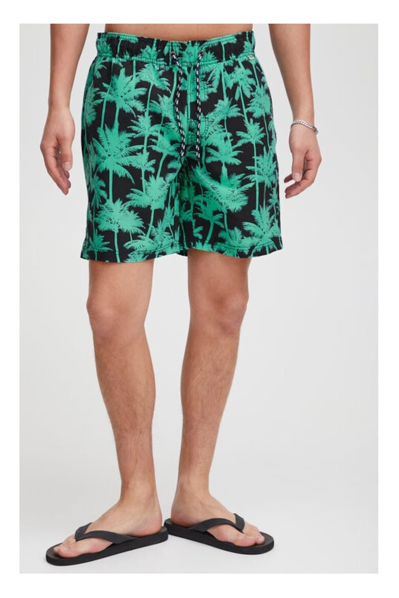 BLEND Short de baie barbati 71873 Poliester Verde - Pled.ro