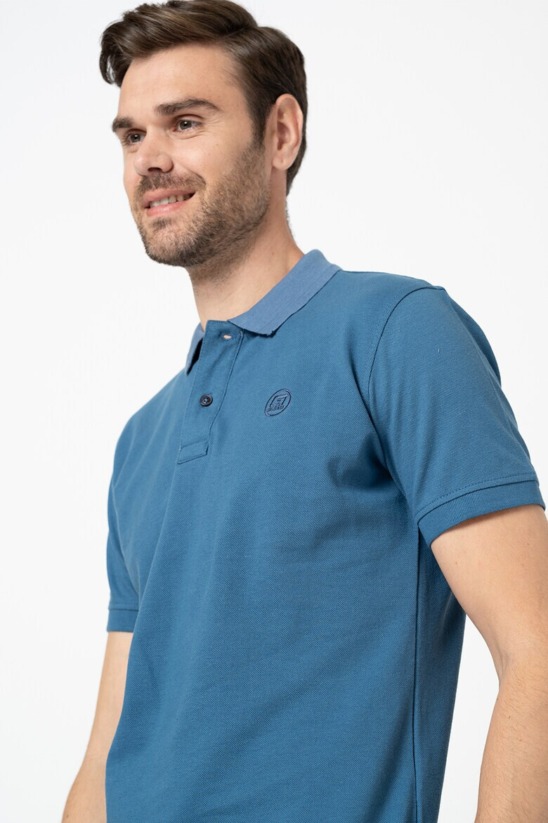 BLEND Tricou polo de bumbac organic - Pled.ro