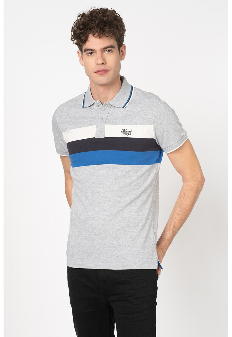 BLEND Tricou regular fit cu guler polo 1 - Pled.ro