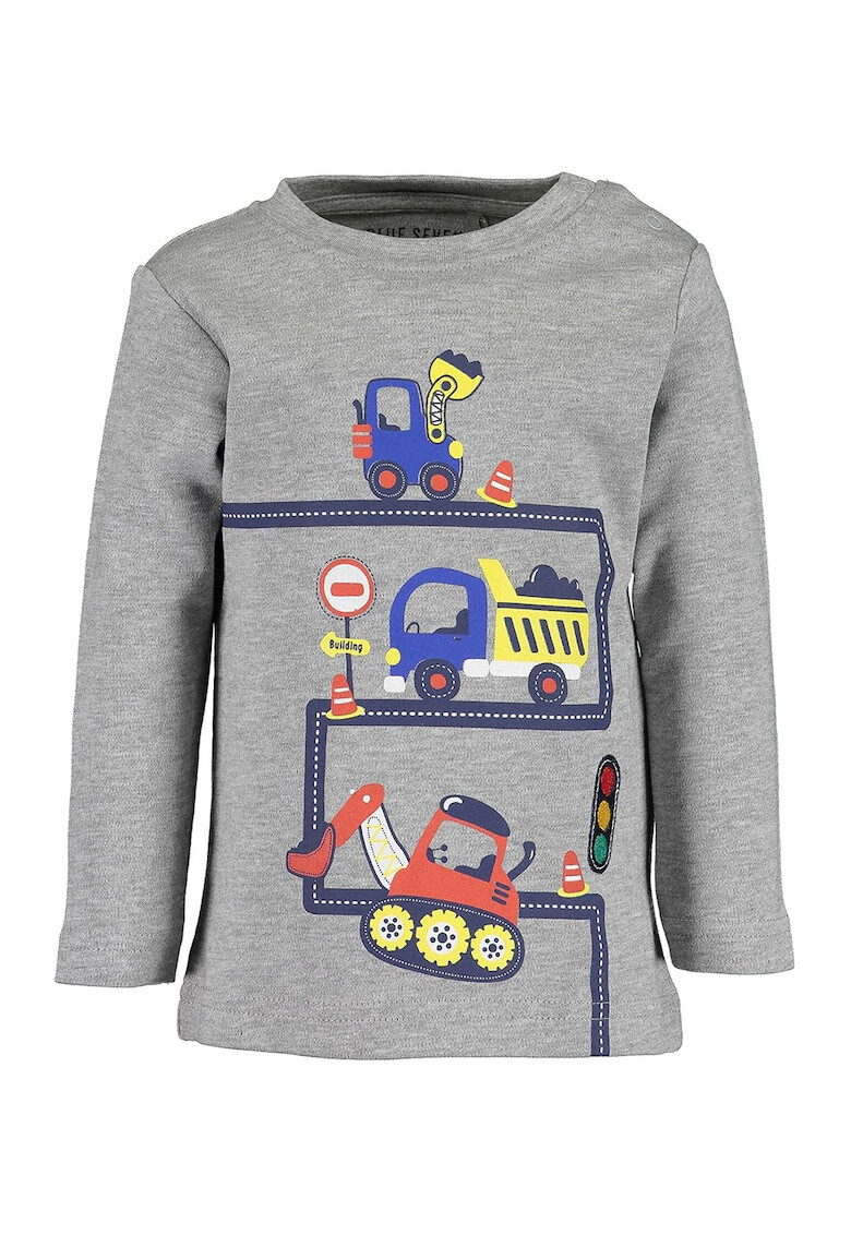 Blue Seven Bluza din bumbac cu imprimeu - Pled.ro