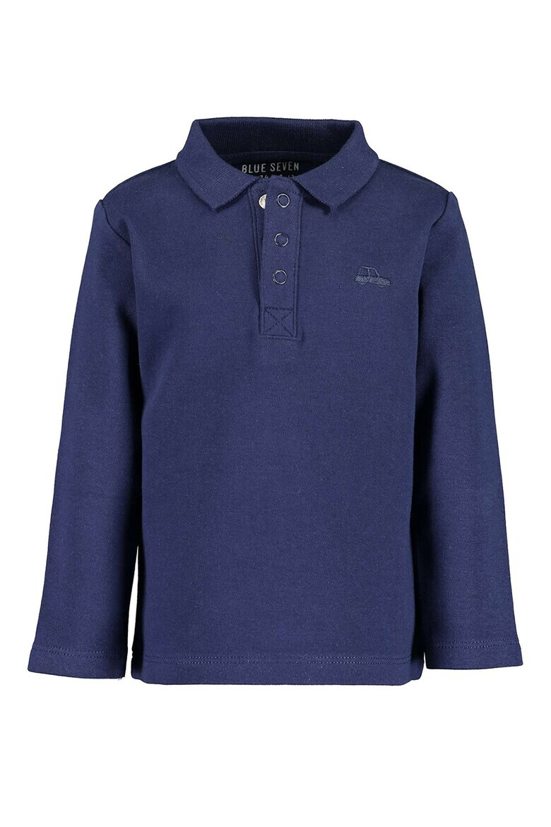 Blue Seven Bluza polo cu detaliu logo - Pled.ro