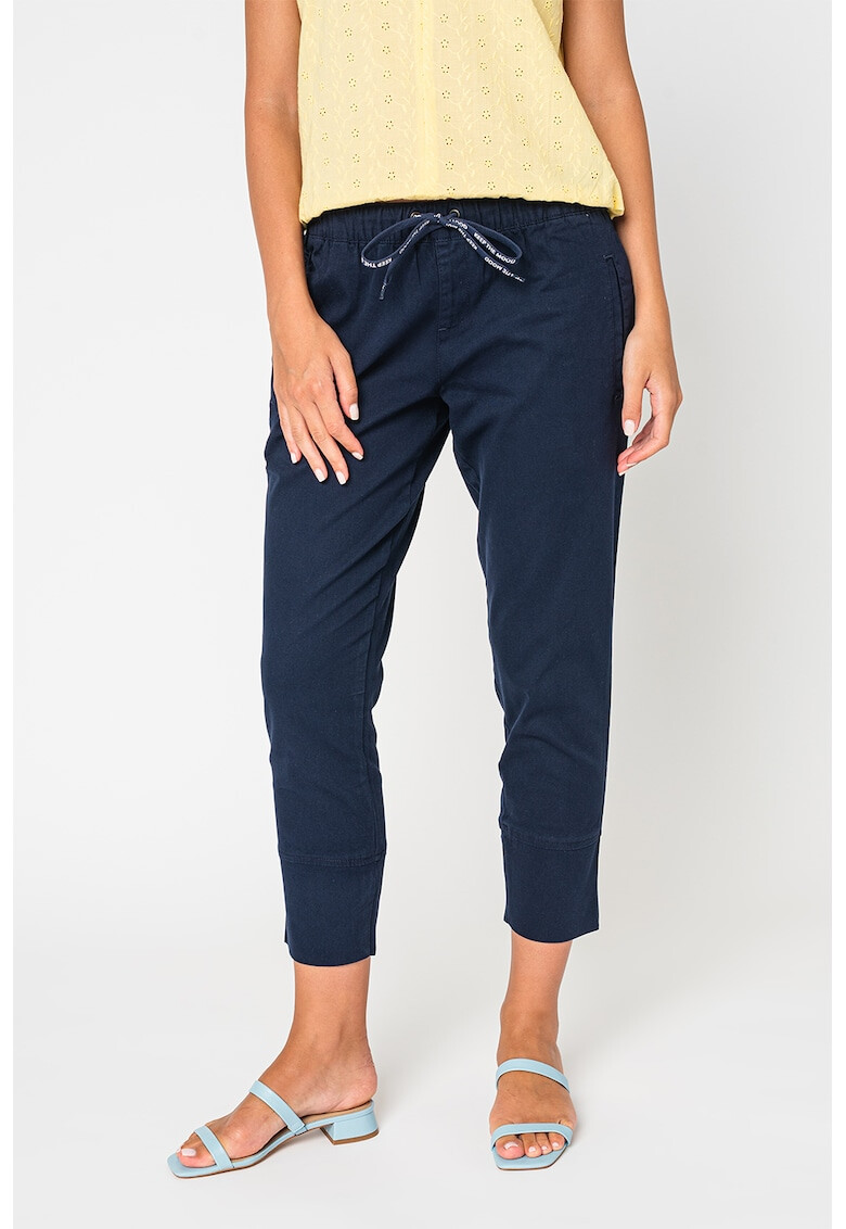 Blue Seven Pantaloni cu talie joasa si snur - Pled.ro