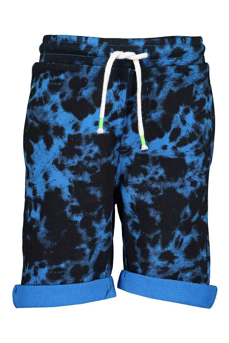 Blue Seven Pantaloni scurti cu model tie-dye si snur - Pled.ro