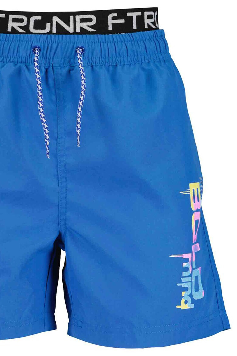 Blue Seven Pantaloni scurti de baie cu imprimeu si buzunare laterale - Pled.ro