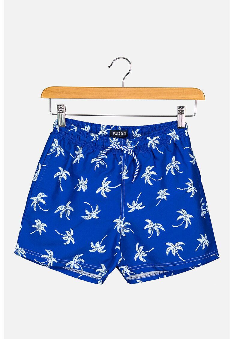 Blue Seven Pantaloni scurti de baie cu model tropical - Pled.ro