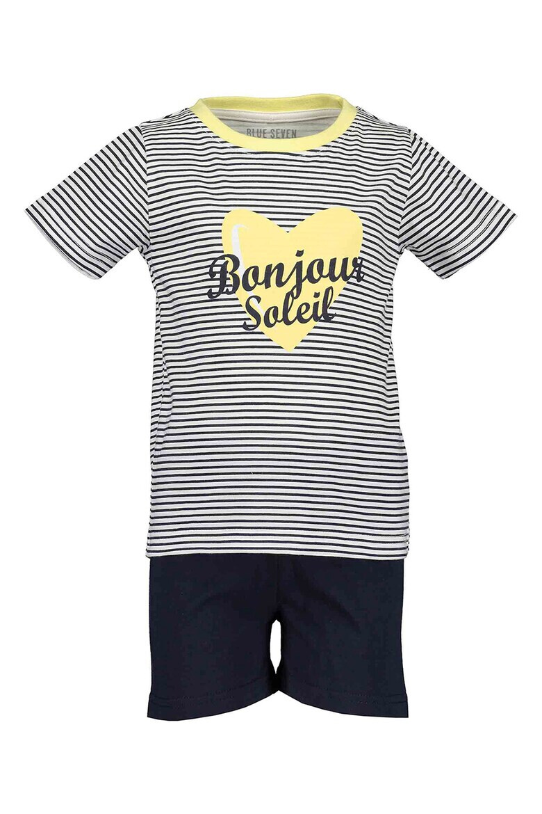 Blue Seven Pijama de bumbac cu maneci scurte - Pled.ro