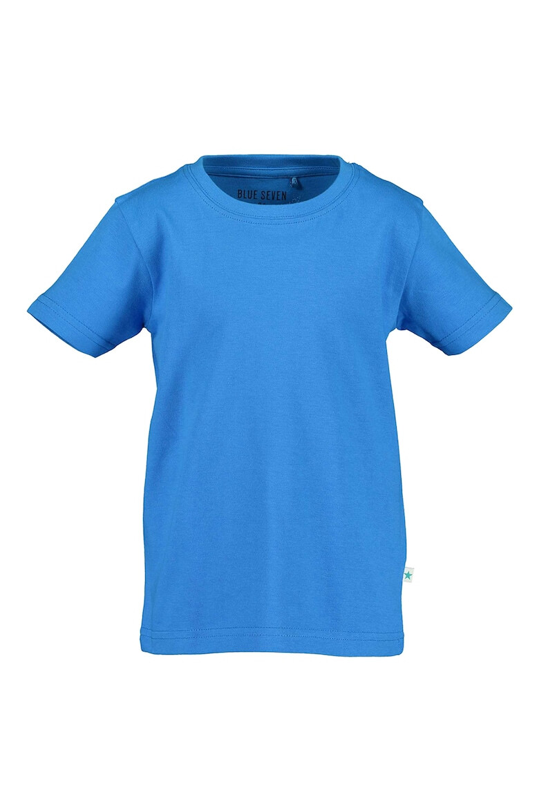 Blue Seven Tricou de bumbac cu decolteu la baza gatului - Pled.ro